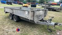 Graham Edwards 12ft flat trailer with sides