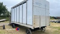 17ft 6in x 8ft shepherds hut, conversion opportunity with let down decking area - 4