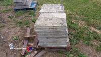 20 x 2ft x 2ft concrete paving flags - 2