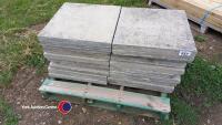 20 x 2ft x 2ft concrete paving flags - 2