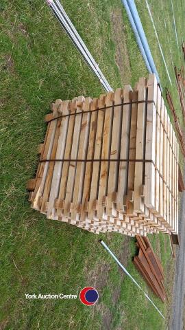 14 x slat wood timber for racking 130 cm x 110 cm x 7.5 cm 50