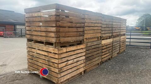 10 x 1T wooden potato boxes