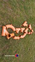 Quantity mixed new drainage fittings