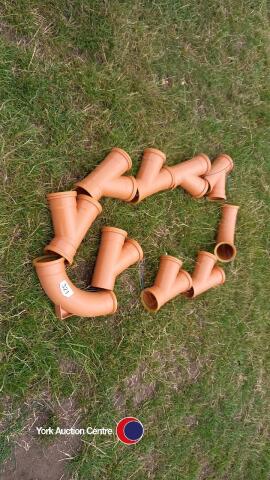 Quantity mixed new drainage fittings