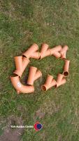 Quantity mixed new drainage fittings