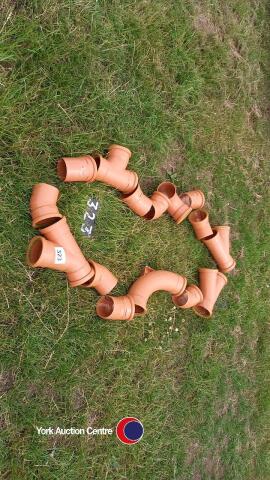 Quantity mixed new drainage fittings