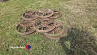 10 Cambridge roller rings 20ins