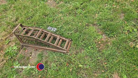 2 x metal car ramps