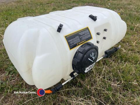 Ride on mower sprayer