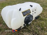 Ride on mower sprayer