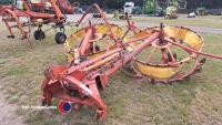 Lely Rotonde 510 twin rota tedder/rake c/w rowing in gates
