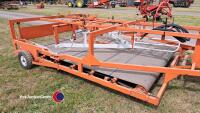 Ritchie/Cook flat 8 bale sledge. Belt drive for bales. Owned for last 10 years doing 500 hay bales per year. Excellent overall condition. Always stored under cover. - 3