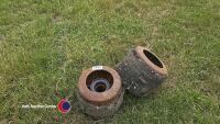 2 x Quadtrac mid track rollers - 2