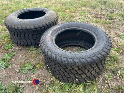 2 ride on lawnmower tyres, new and unused