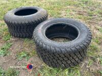 2 ride on lawnmower tyres, new and unused