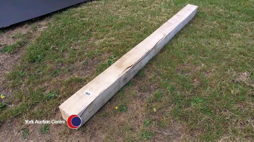 10ft long Ash beam 7 1/2in x 7in