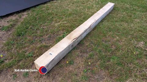 10ft long Ash beam 7 1/2in x 7in
