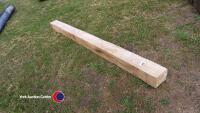 10ft long Ash beam 7 1/2in x 7in - 2