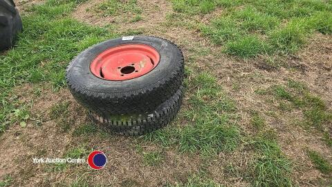 2 x tyres and rims