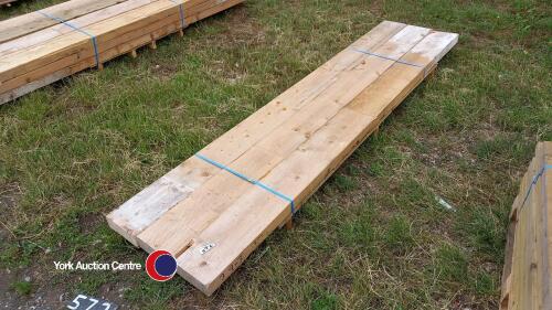 3 x 3m 9inx3in timbers