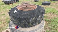 2 tyres on rims super single 8 stud - 3