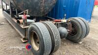 7000 gallon tank on lift up wheels for transport - 3