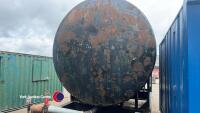 7000 gallon tank on lift up wheels for transport - 5