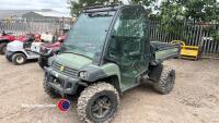 John Deere Gator 4wd buggy, c/w full cab & doors, WA64AOM, key in office