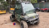 John Deere Gator 4wd buggy, c/w full cab & doors, WA64AOM, key in office - 2