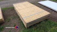 10 x 8ft x 4ft x 18mm OSB boards - 3