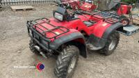 Honda Foreman TRX450 4x4 quad bike, key in office - 2