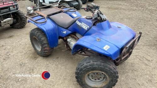 Honda Fourtrax quad bike, 2 wheel drive, key in office
