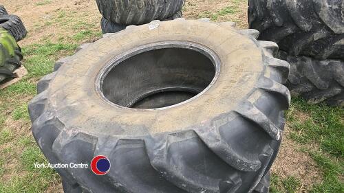 Pair 540-65R24 Michelin tyres