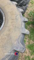 Pair 540-65R24 Michelin tyres - 2