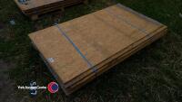 7 x 6ft x 3ft6in x 18mm OSB boards - 2