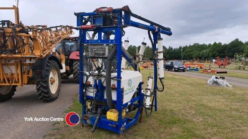 On target tractor sprayer, control box and PTO in office