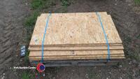 Quantity of 4ft x various OSB boards - 2