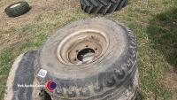 4 trailer wheels 12.5/80-15.3 6 stud - 2