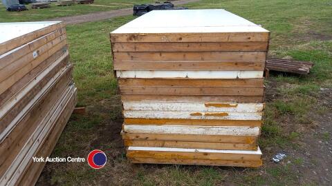 15 x 8ft10in x 4ft insulation panels, plastic bodied 3in thick