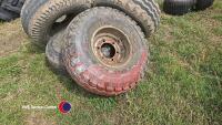 4 trailer wheels 12.5/80-15.3 6 stud - 2