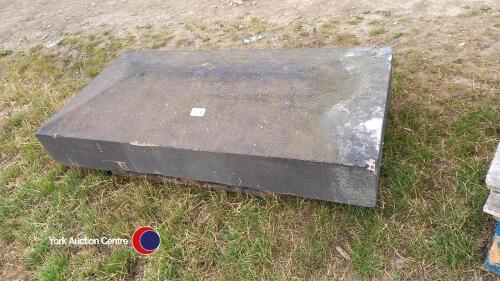 Pallet of large Yorkstone pier caps