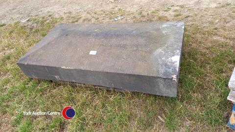 Pallet of large Yorkstone pier caps