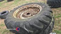 Pair of Michelin 16.0 R38 tractor wheels - 2