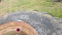 4 x flotation rims and tyres to suit Fastrac 700/50-26.5, 70% tread - 3