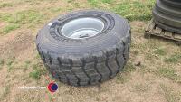 Advance 525/65 R20.5 flotation tyre on 10 stud rim - 4