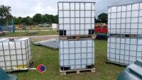2 x 1000L IBC, 6 - 12 months old