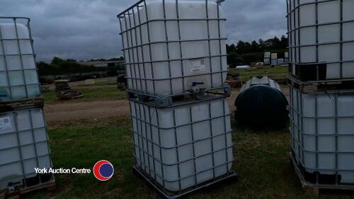 2 x 1000L IBC, 6 - 12 months old