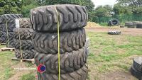 4 x 15.5 25 Goodyear Loadall tyres 80% remaining tread checked and tested ready to fit - 3