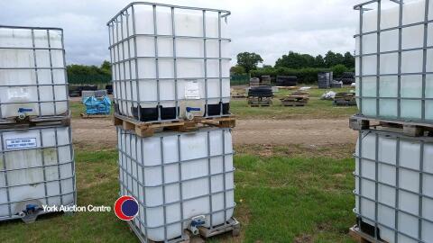 2 x 1000L IBC, 6 - 12 months old