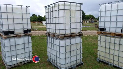 2 x 1000L IBC, 6 - 12 months old